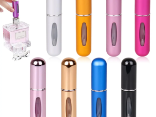 Refillable Perfume Travel Spray Bottles for Women 5ml Perfume Atomizer Hair Mister Mini Scent Pump Case Salon Beauty Supplies